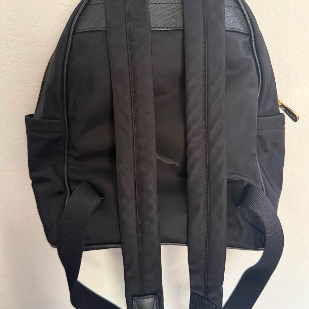 Michael Kors Black Backpack with Gold Details - Picture 2 of 3